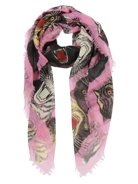 tiger gucci scarf|gucci women scarf.